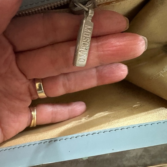 MOSCHINO Mini Structured Floral Shoulder Bag Vintage - Picture 8 of 9